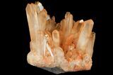 Tangerine Quartz Crystal Cluster - Madagascar #112810-3